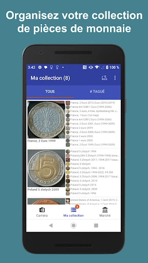 Coinoscope Identifier la pièce screenshot