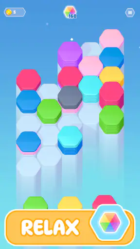 Color Slide Puzzle: Trier Hexa screenshot