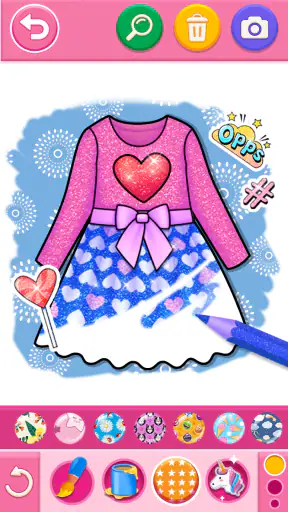 Coloration et dessin de robe screenshot