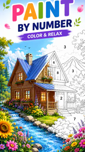 Coloring Game: Color by Number screenshot