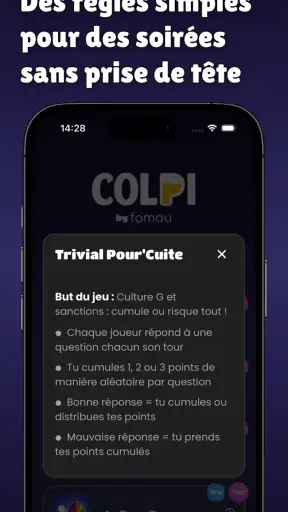 COLPI - Jeux de soirée screenshot
