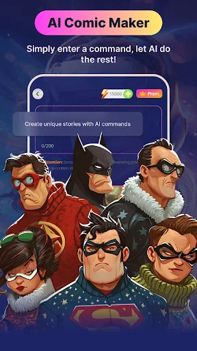 Comickey - AI Comic Maker screenshot