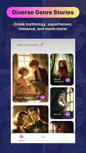 Comickey - AI Comic Maker screenshot