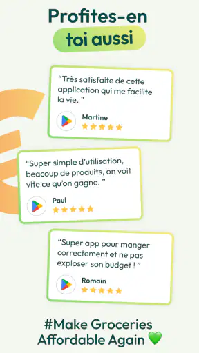 Comparateur prix supermarchés screenshot
