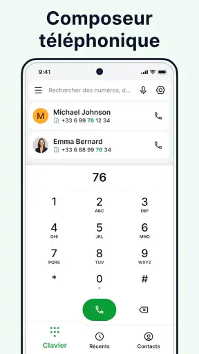 Contacts - Appel Téléphonique screenshot