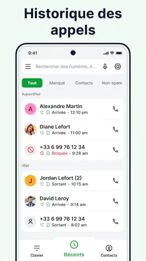 Contacts - Appel Téléphonique screenshot