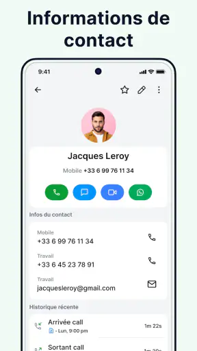 Contacts - Appel Téléphonique screenshot
