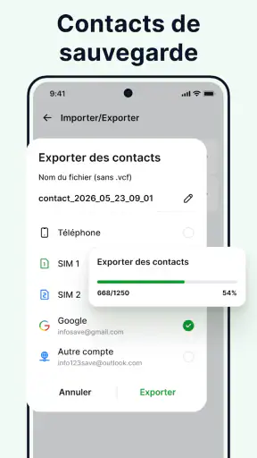 Contacts - Appel Téléphonique screenshot