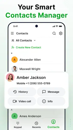 Contacts - Phone Calls screenshot
