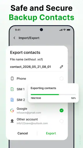 Contacts - Phone Calls screenshot