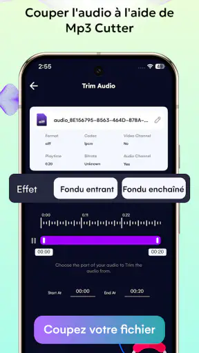 Convertisseur MP3-Audio Editor screenshot