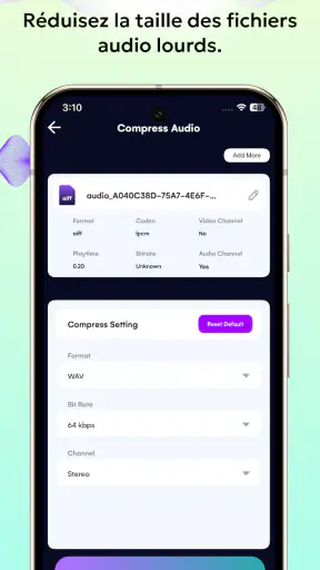 Convertisseur MP3-Audio Editor screenshot