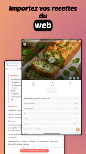 CookBooker: Recettes & Menus screenshot