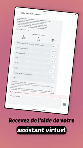 CookBooker: Recettes & Menus screenshot