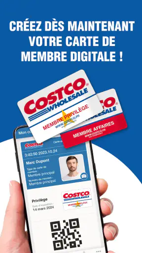 Costco Wholesale France screenshot