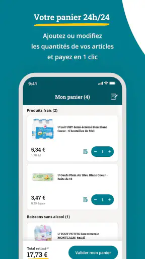 Courses U vos courses en ligne screenshot