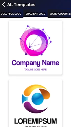 Création de logo - Créer logo screenshot