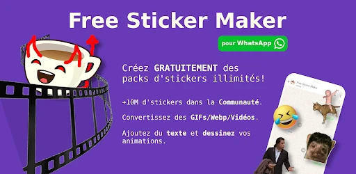Créer des stickers animés, FSM screenshot
