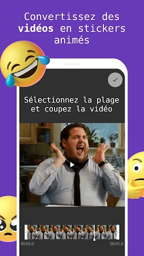 Créer des stickers animés, FSM screenshot