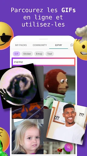 Créer des stickers animés, FSM screenshot