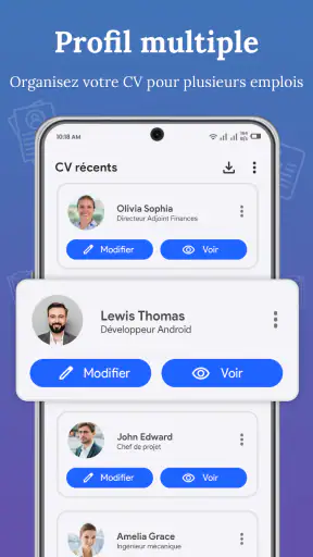 Créer un CV - Curriculum Vitae screenshot