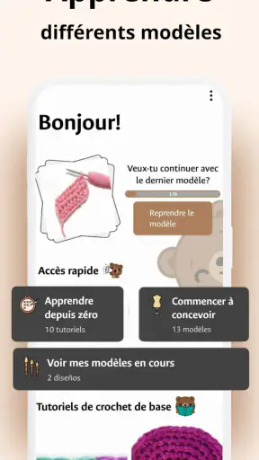 Crochet pas à pas en français screenshot