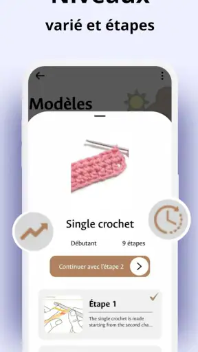 Crochet pas à pas en français screenshot