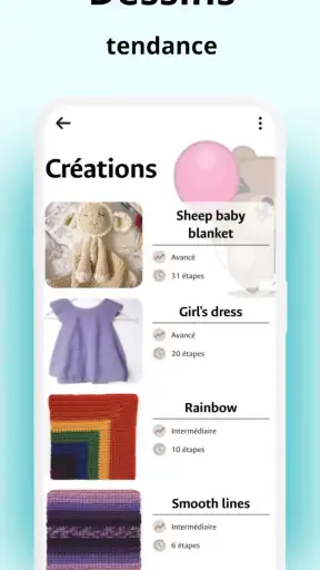 Crochet pas à pas en français screenshot