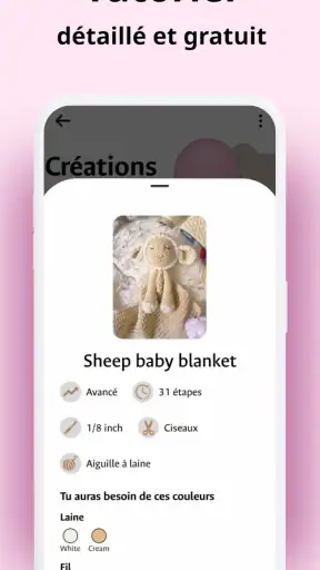 Crochet pas à pas en français screenshot