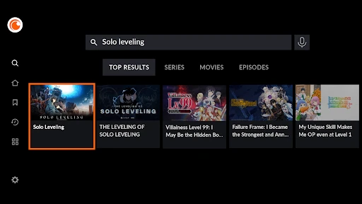 Crunchyroll screenshot