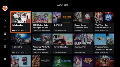 Crunchyroll screenshot