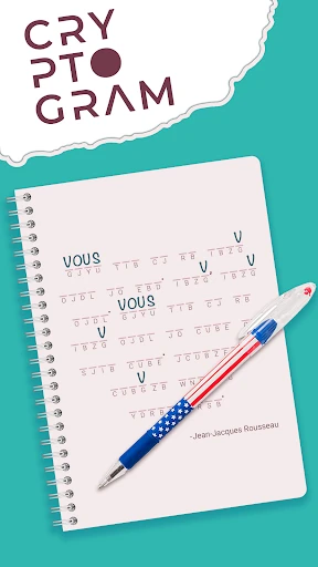 Cryptogram: Mots Croisés Logic screenshot