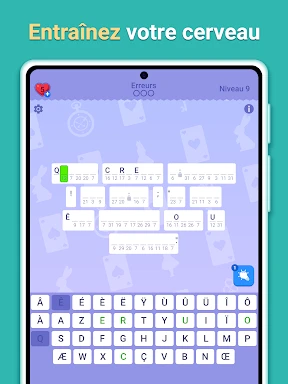 Cryptogram: Mots Croisés Logic screenshot