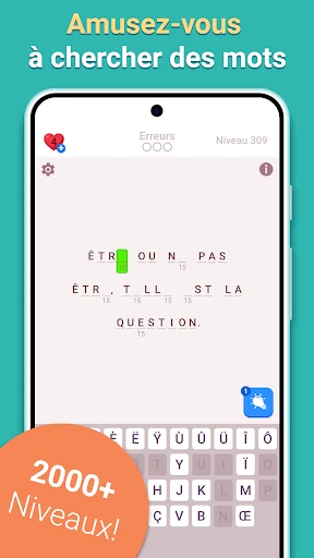 Cryptogram: Mots Croisés Logic screenshot