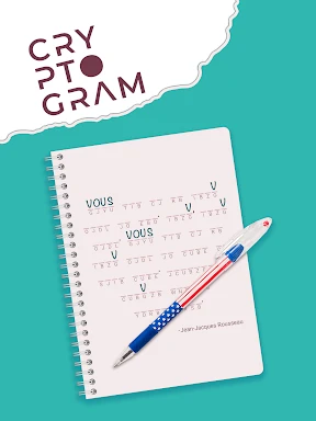 Cryptogram: Mots Croisés Logic screenshot