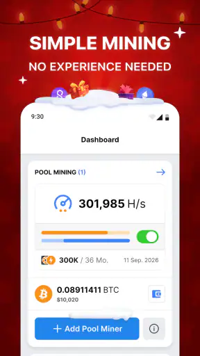 CT Pool : Appli minage crypto screenshot