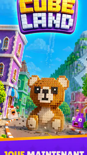 Cube Land Puzzle Game screenshot