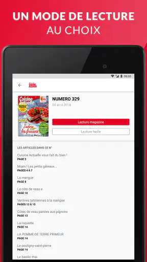 Cuisine actuelle le magazine screenshot