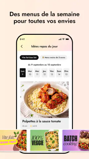 CuisineAZ : Recettes & Menus screenshot