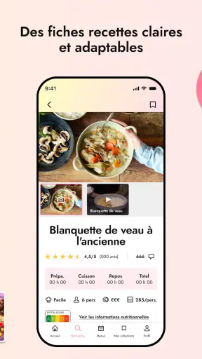 CuisineAZ : Recettes & Menus screenshot