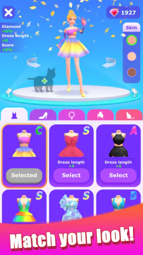 Dancing Dress - jeu de musique screenshot