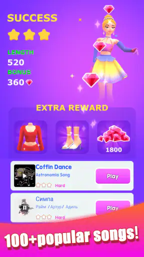 Dancing Dress - jeu de musique screenshot