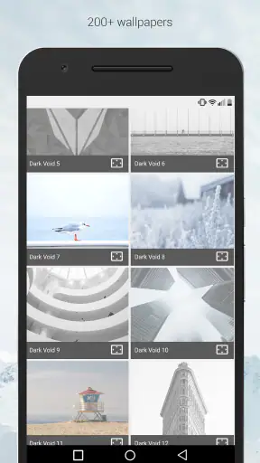 Dark Void Pro - Black Icons screenshot