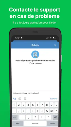 Delicity Livreurs screenshot