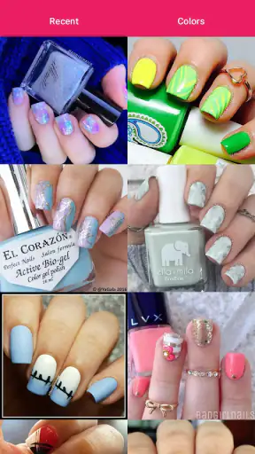 Dessins d'art d'ongles screenshot