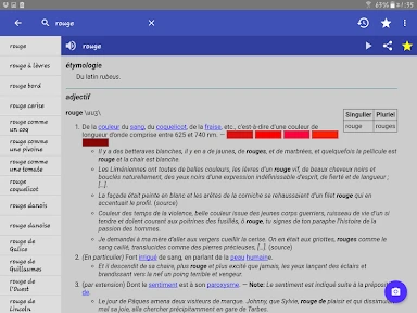 Dictionnaire Français screenshot