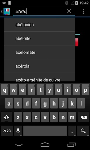 Dictionnaire Français screenshot