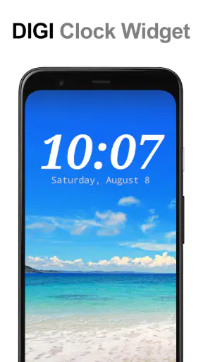 DIGI Clock Widget Plus screenshot