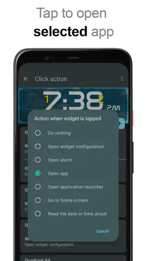 DIGI Clock Widget Plus screenshot
