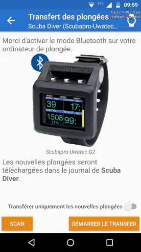 DiveMate (Carnet de Plongée) screenshot